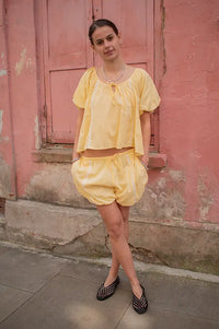 Damson Madder Butter Lace Shorts - The Mercantile London