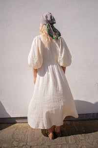 FRNCH Neso Butter Dress - The Mercantile London