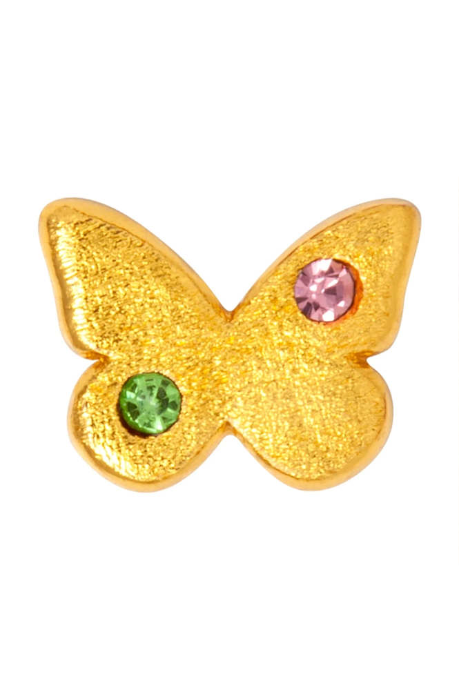 Lulu Butterfly Gold Single Earring - The Mercantile London