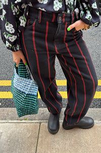 By-Bar Lew Rocky Stripe Trousers