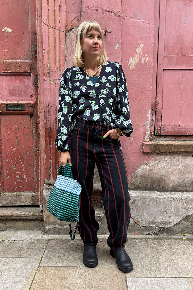 By-Bar Lew Rocky Stripe Trousers