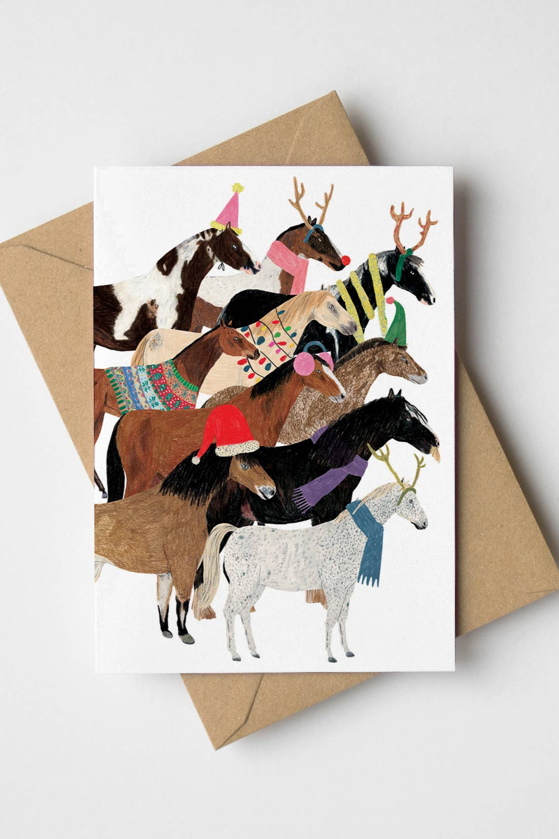 James Barker Christmas Ponies Card - The Mercantile London