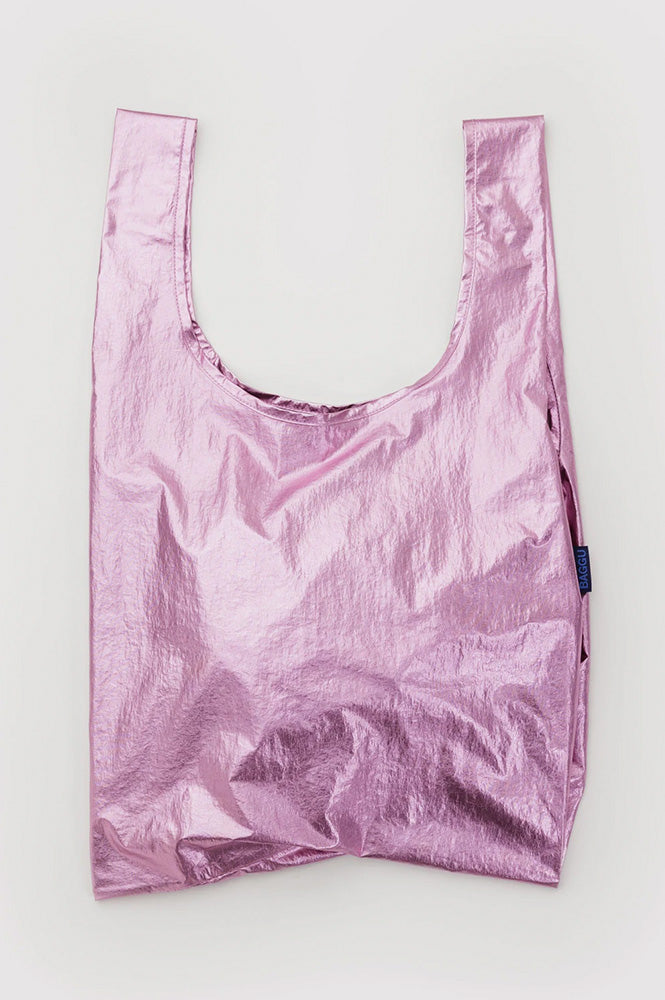 Baggu Blush Metallic Standard Reusable Bag - The Mercantile London