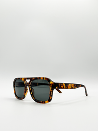 AFA Collective 70's Navigator Tortoiseshell Sunglasses