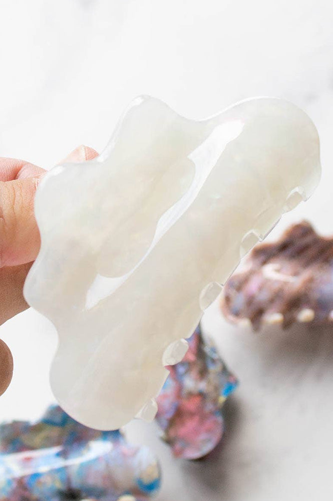 Tiepology Ivory Pearl Claw Clip - The Mercantile London