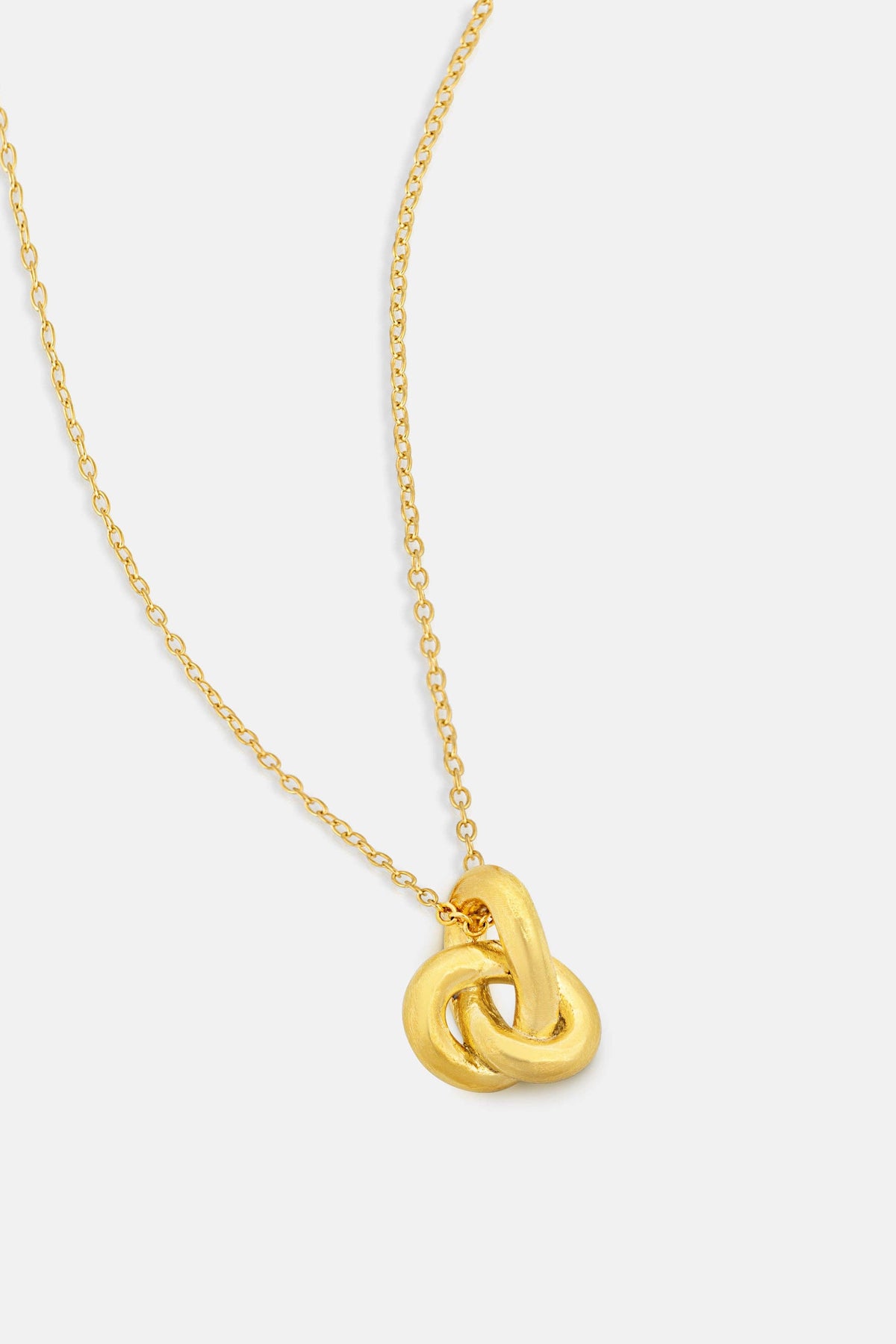 Gold Knot Necklace - The Mercantile London