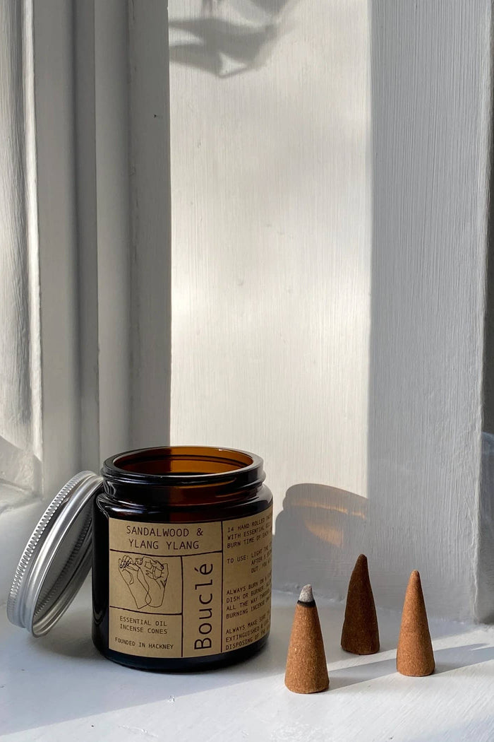 Rose & Bergamot Incense Cones - The Mercantile London