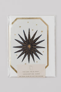 Katie Housley Celestial Concertina Card - The Mercantile London