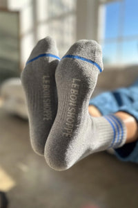 Le Bon Shoppe Girlfriend Grey Socks - The Mercantile London