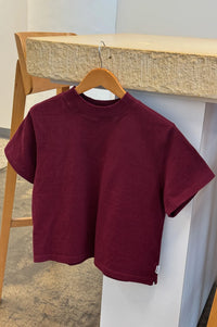 Le Bon Shoppe Sunset Cabernet Mock Neck T Shirt - The Mercantile London