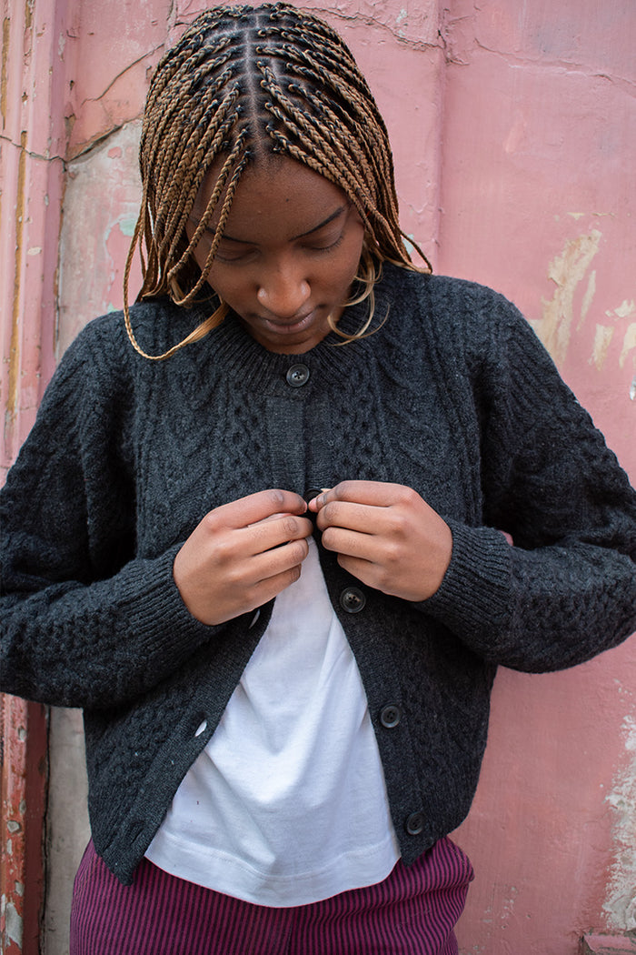 Komodo Charlie Cable Cardigan - The Mercantile London