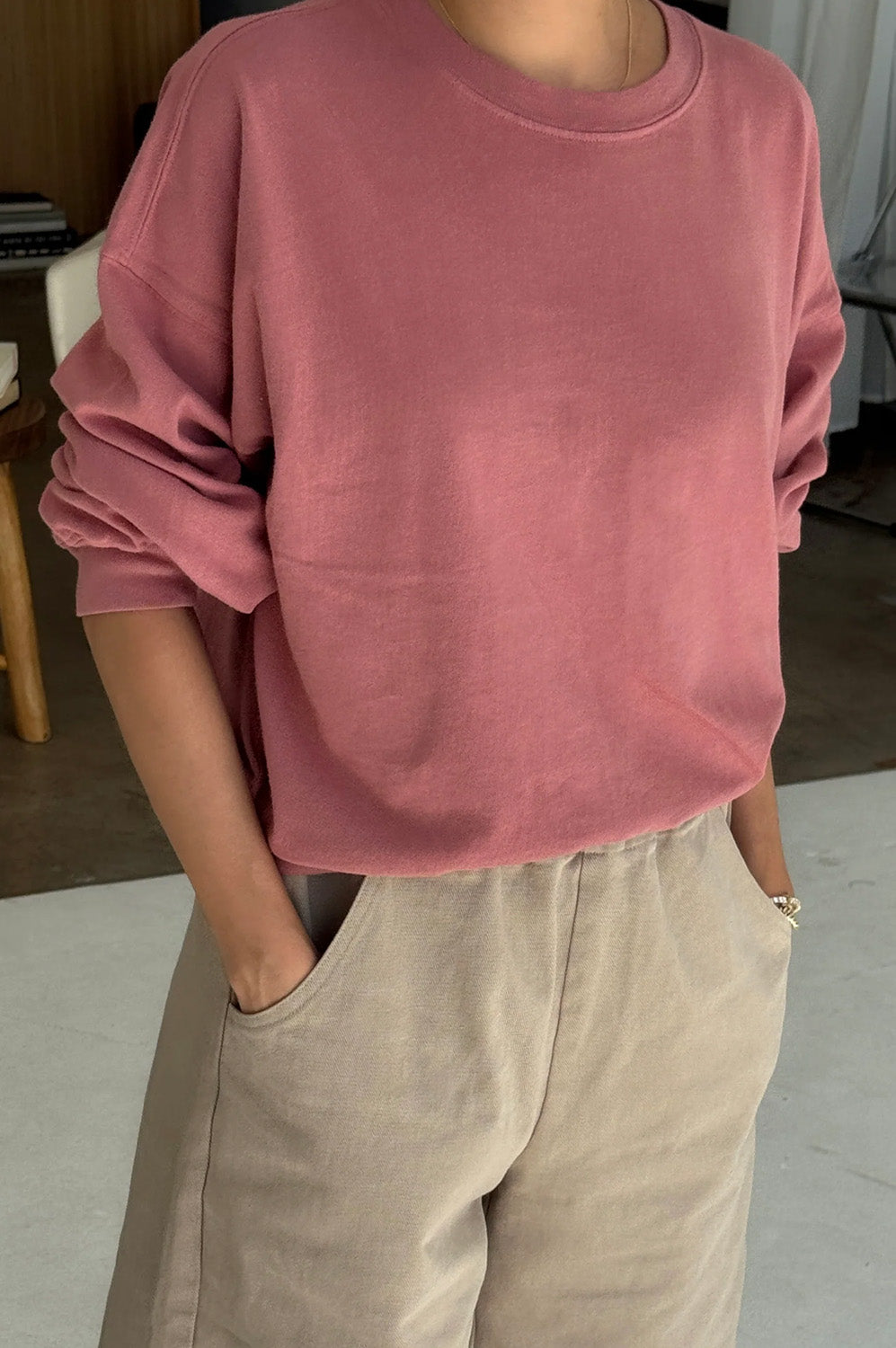 Le Bon Shoppe Cali Clay Jersey Sweatshirt - The Mercantile London