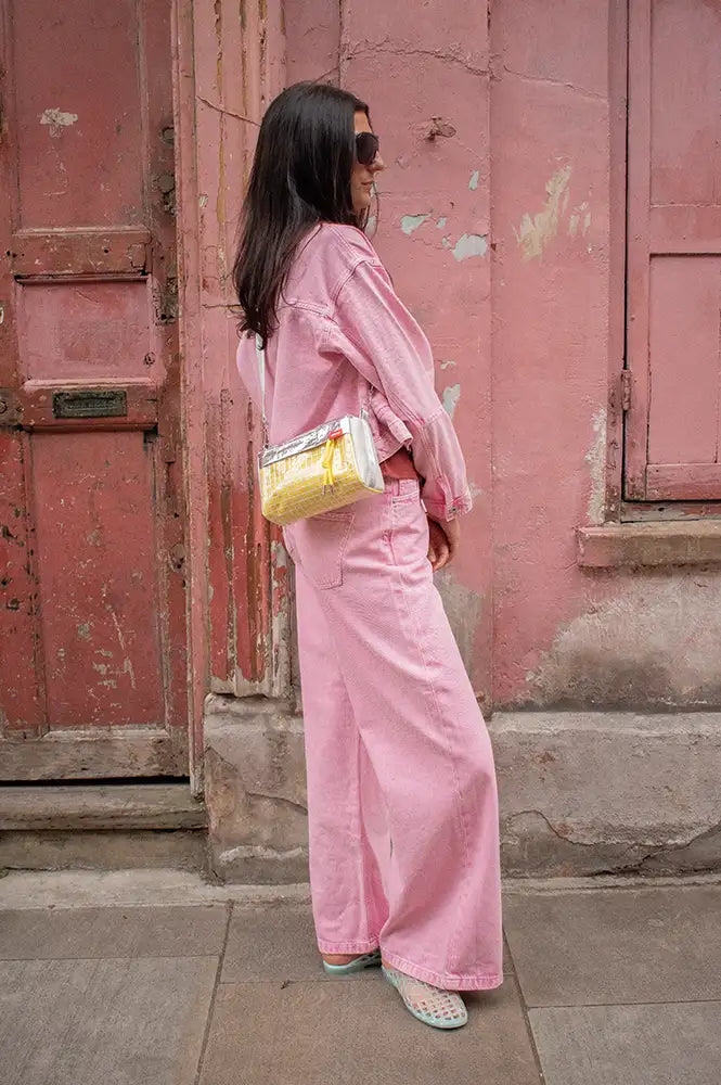 ICHI Mijalla Cameo Pink Jeans - The Mercantile London