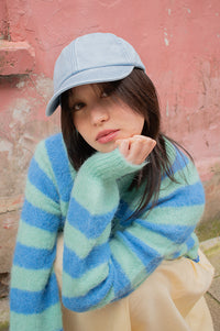 Beechfield Low Profile Light Blue Cap - The Mercantile London