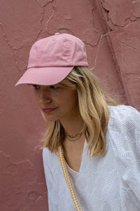 Beechfield Low Profile Dusky Pink Cap - The Mercantile London