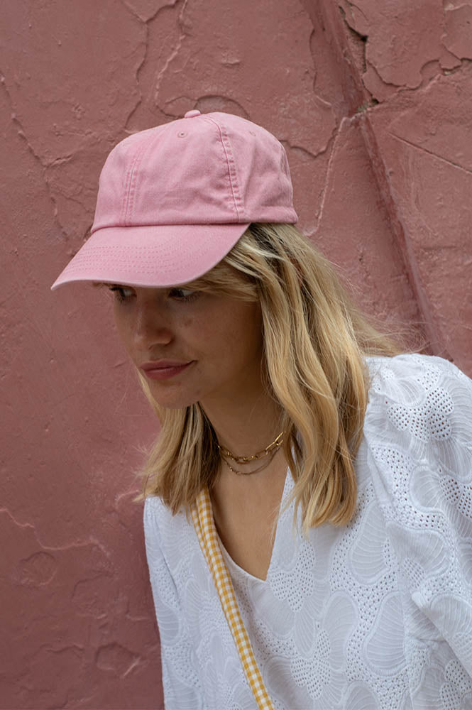 Beechfield Low Profile Dusky Pink Cap - The Mercantile London