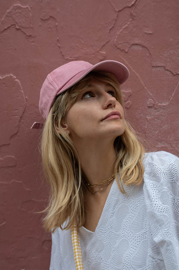 Beechfield Low Profile Dusky Pink Cap - The Mercantile London