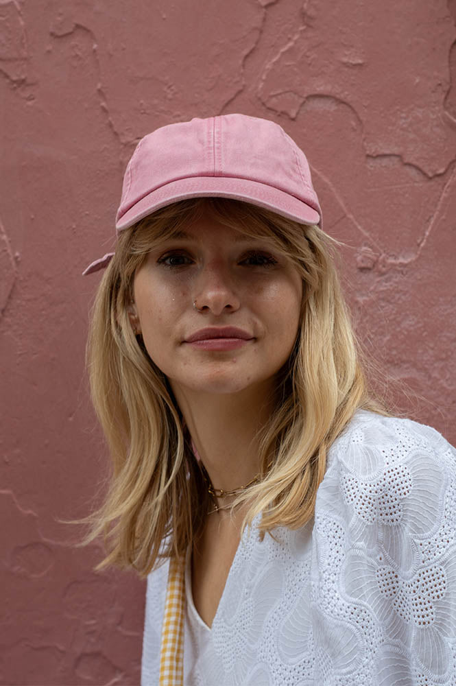 Beechfield Low Profile Dusky Pink Cap - The Mercantile London