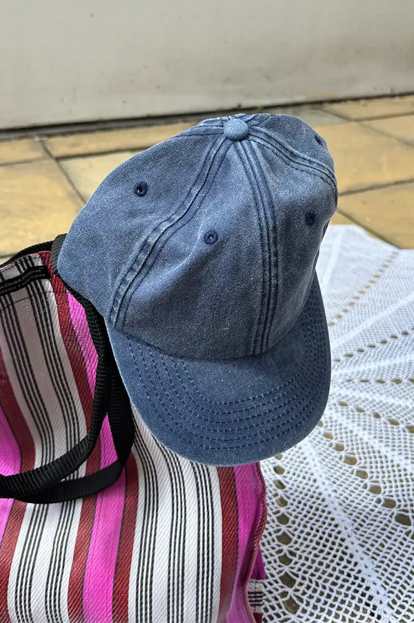 Beechfield Low Profile Denim Blue Cap