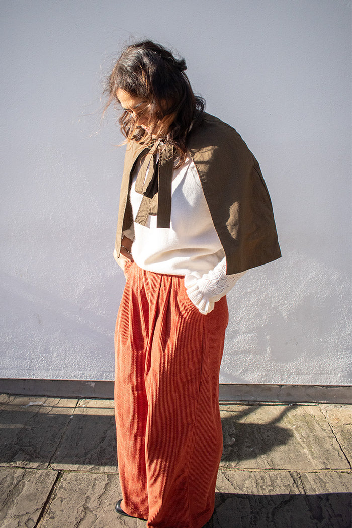 Kate Sheridan Prince Of Wales Canopy Cape - The Mercantile London