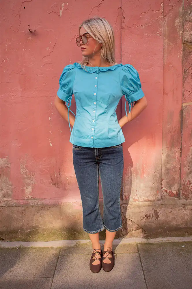 Dr Denim Kaya Capri Dark Retro Vintage Jeans - The Mercantile London