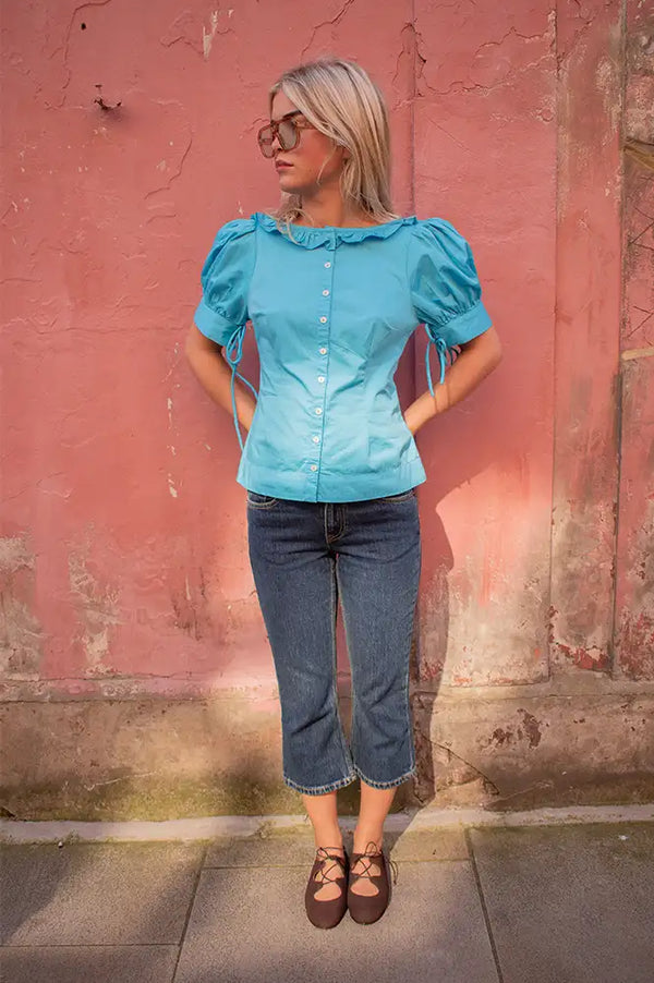 Dr Denim Kaya Capri Dark Retro Vintage Jeans - The Mercantile London