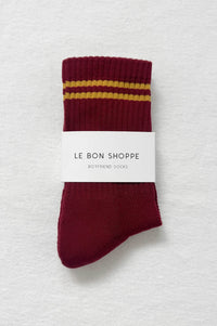 Le Bon Shoppe Boyfriend Cardinal Socks - The Mercantile London