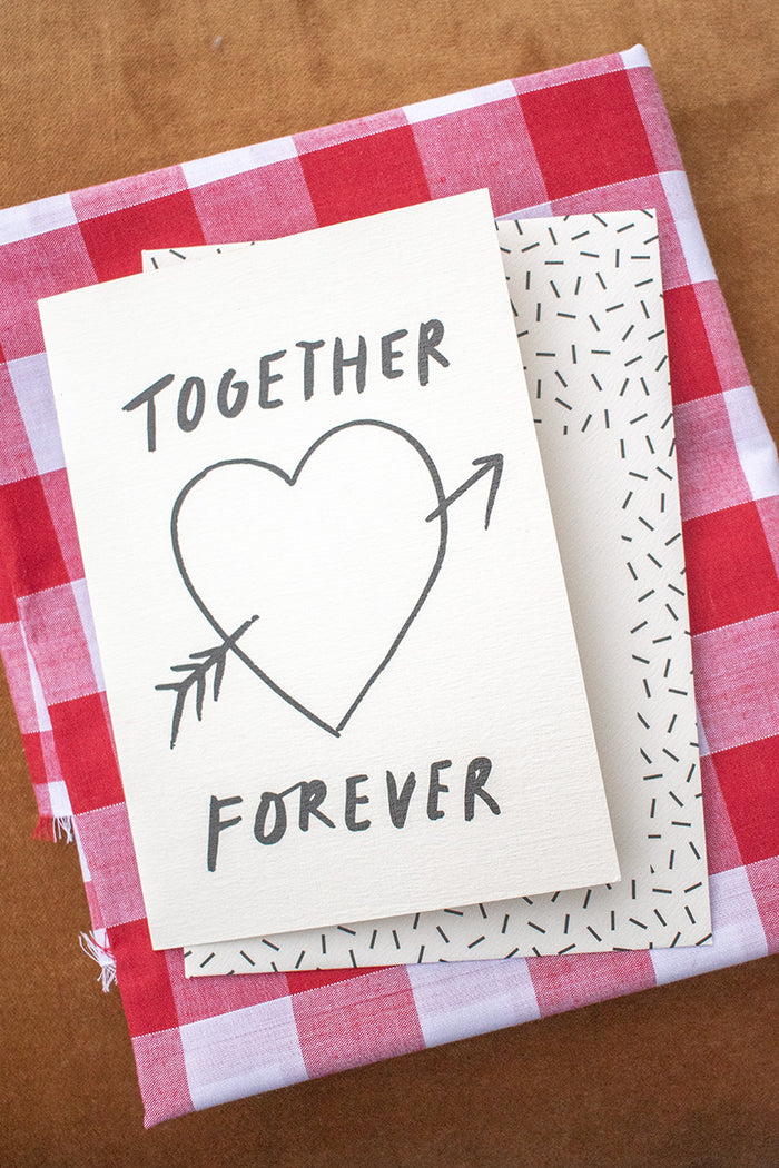Katie Leamon Together Forever Valentines Card