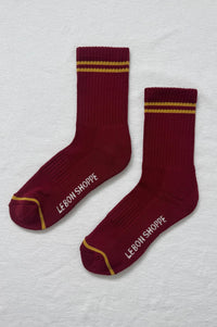 Le Bon Shoppe Boyfriend Cardinal Socks - The Mercantile London