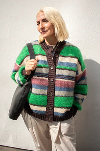 Stella Nova Multicolour Striped Cardigan