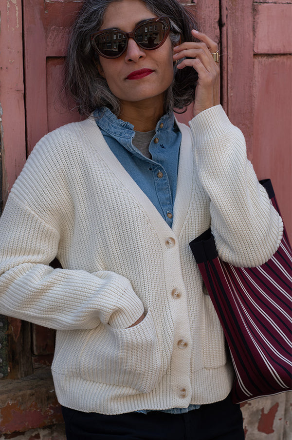 Numph Marlene Pristine Cardigan - The Mercantile London