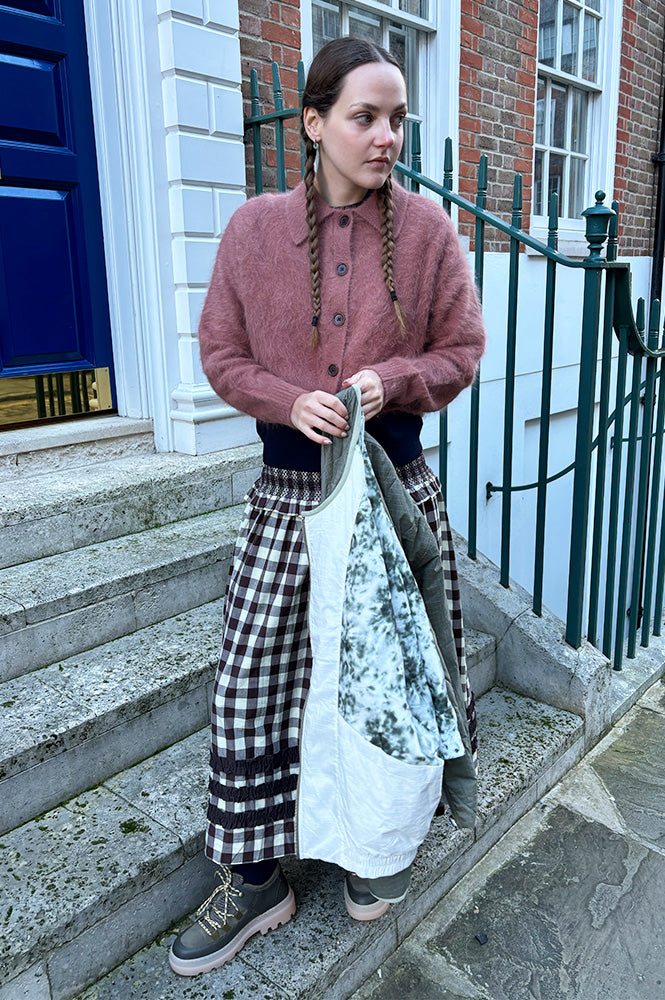 Bellerose Datco Mahogany Angora-Blend Cardigan