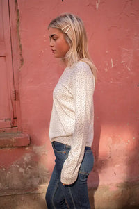 Fransa Malen Polka Dot Cardigan - The Mercantile London