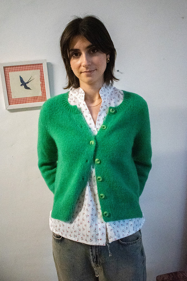 Maison Anje Brumy Jade Cardigan - The Mercantile London