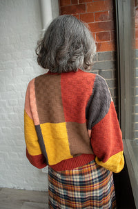L.F. Markey Lonny Multi Patchwork Cardigan - The Mercantile London