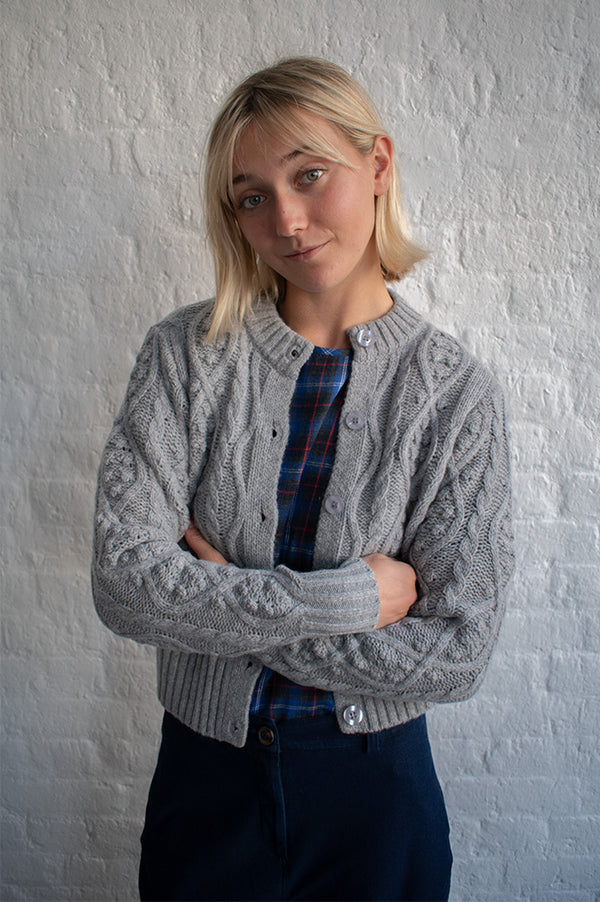 Petite Mendigote Marcus Grey Cardigan - The Mercantile London
