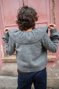 Object Denisi Grey Melange Cardigan - The Mercantile London