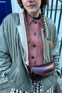 Bellerose Datco Mahogany Angora-Blend Cardigan