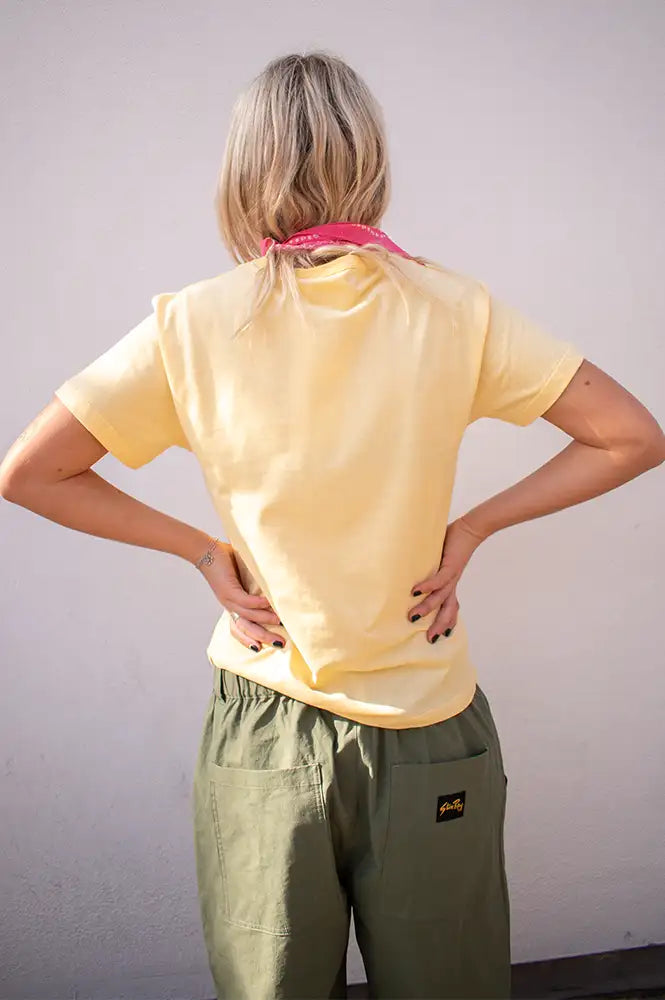 A.P Caribbean Print Yellow T-Shirt - The Mercantile London