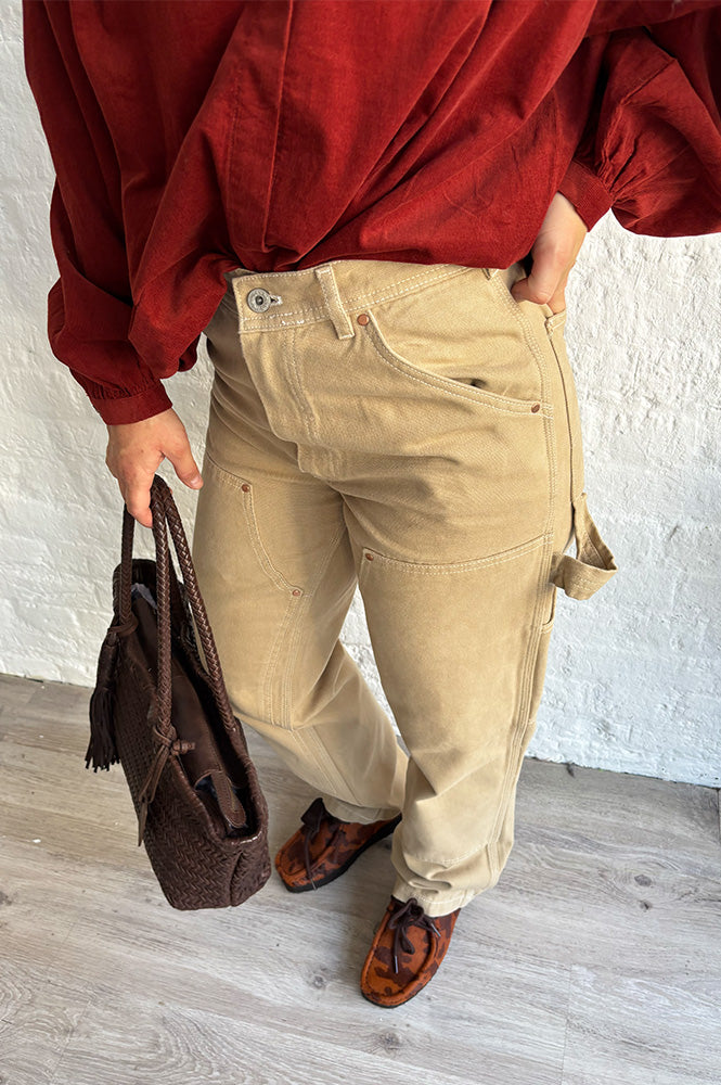 Stan Ray Khaki Duck Double Knee Pant - The Mercantile London