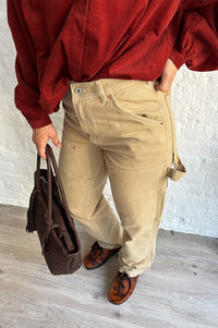 Stan Ray Khaki Duck Double Knee Pant - The Mercantile London