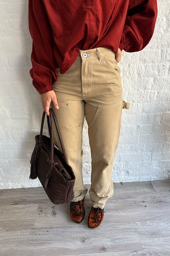 Stan Ray Khaki Duck Double Knee Pant - The Mercantile London