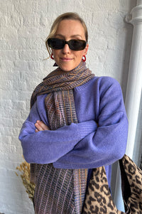 Cash CA Periwinkle Crew Neck Jumper - The Mercantile London