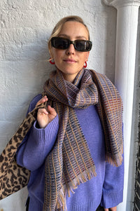 Cash CA Periwinkle Crew Neck Jumper - The Mercantile London