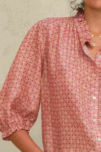 M.A.B.E Cassia Pink Blouse - The Mercantile London