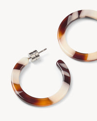 Machete Mini Hoops in Mocha RESIZE - The Mercantile London