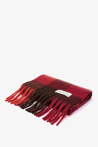 Arctic Fox Reykjavik Burgundy Check Scarf
