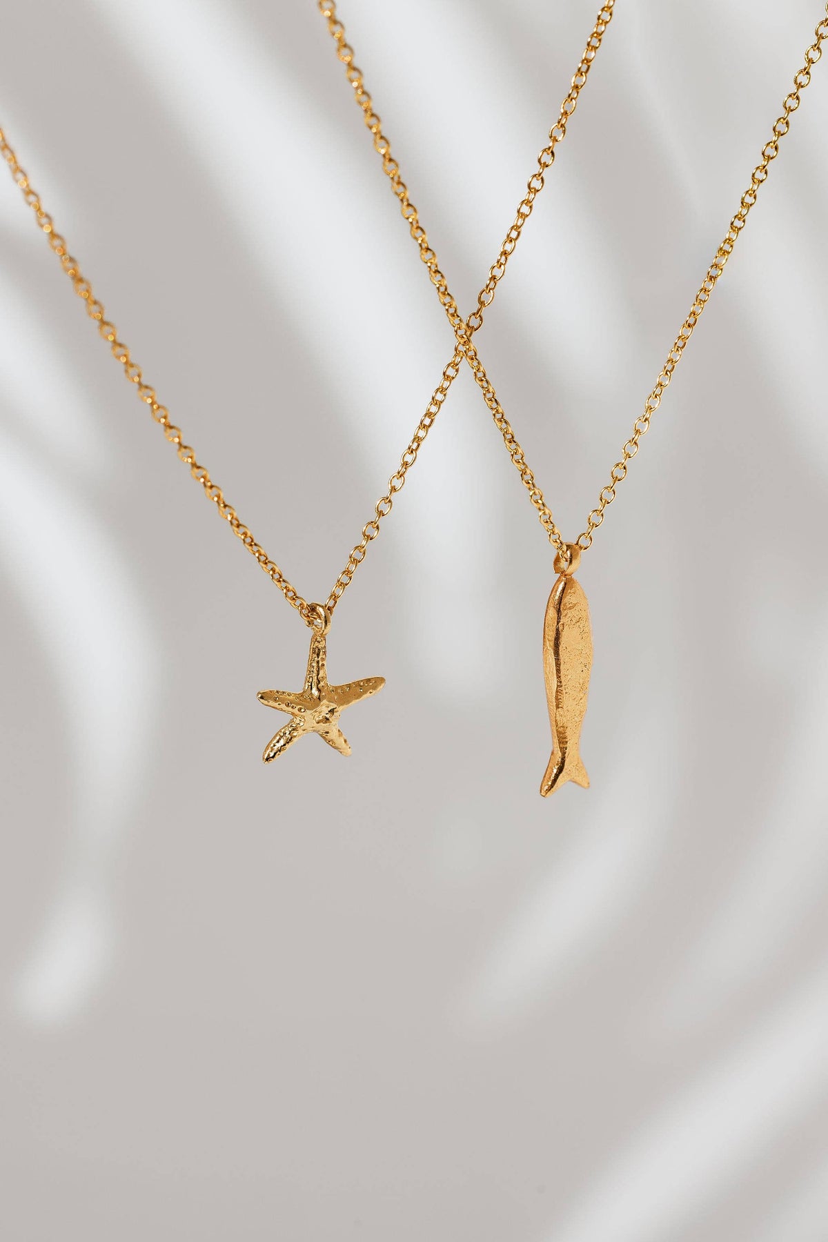 AW25 One & Eight Minnow Gold Necklace RESIZE - The Mercantile London