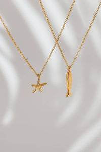 AW25 One & Eight Minnow Gold Necklace RESIZE - The Mercantile London