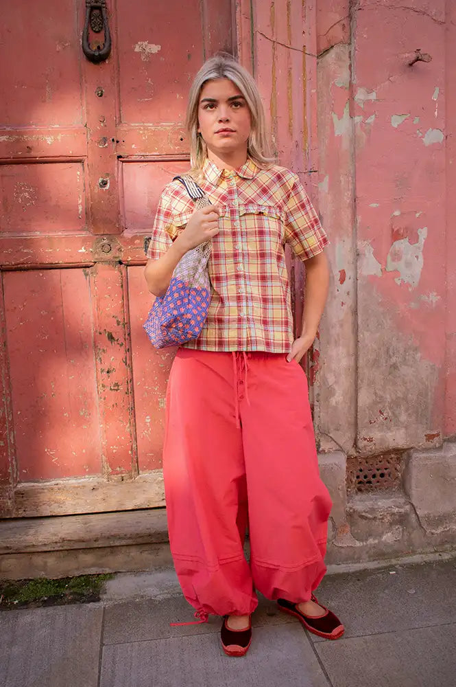 Damson Madder Frida Red Bloomers - The Mercantile London